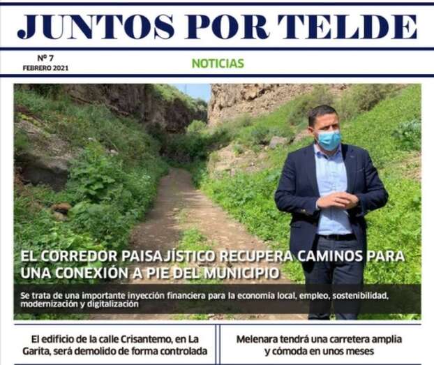 Portada del nuevo número de la revista electrónica de Juntos por Telde/TA.